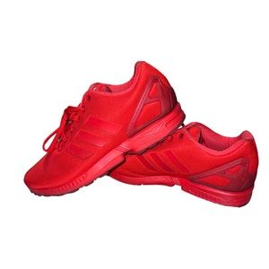 Adidas Originals ZX Flux Sneakers In Red Men’s Size 8.5